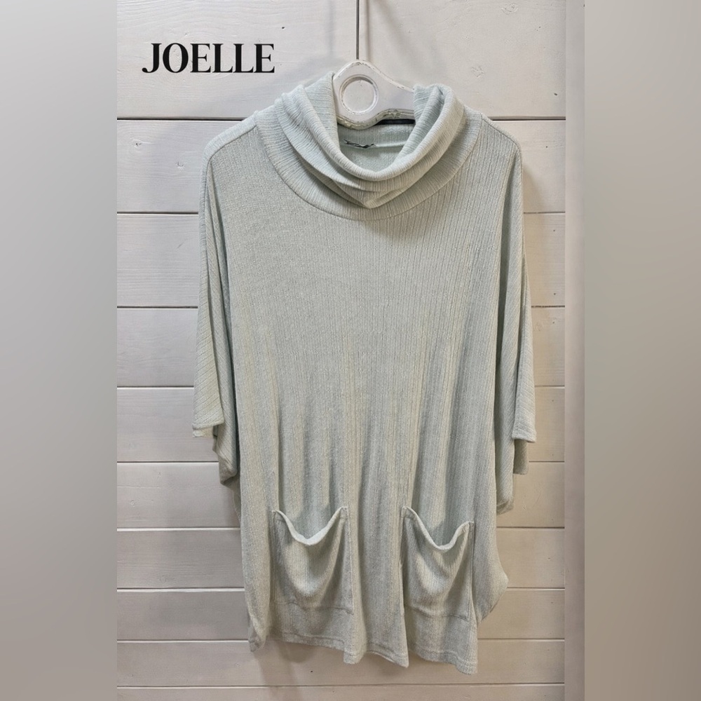 JOELLE COLLECTION Pale Mint Green Tunic – Size M to XL